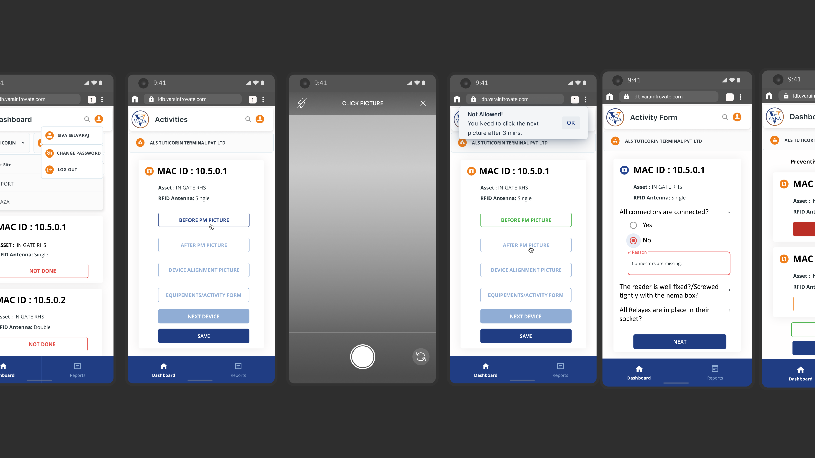 Mobile PWA Interface